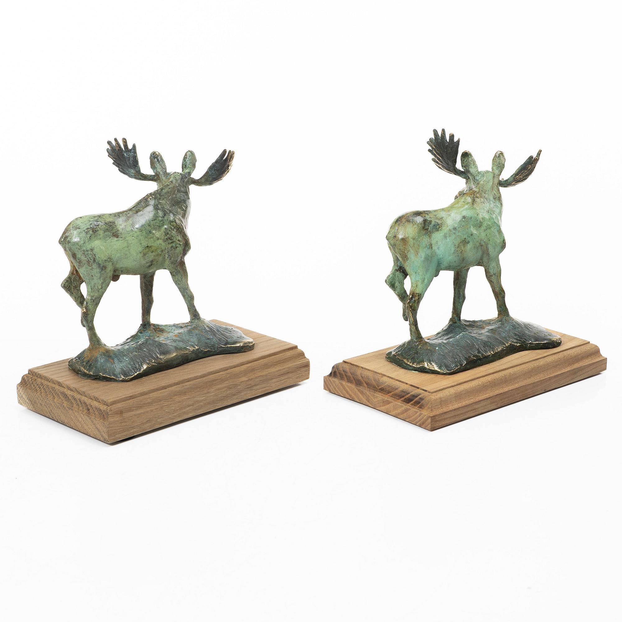 Torbjörn Forsberg, Moose bulls, 2 pcs.