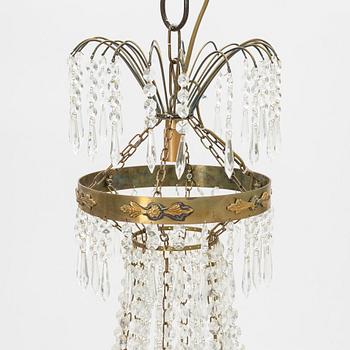 A chandelier, late 20th Century.