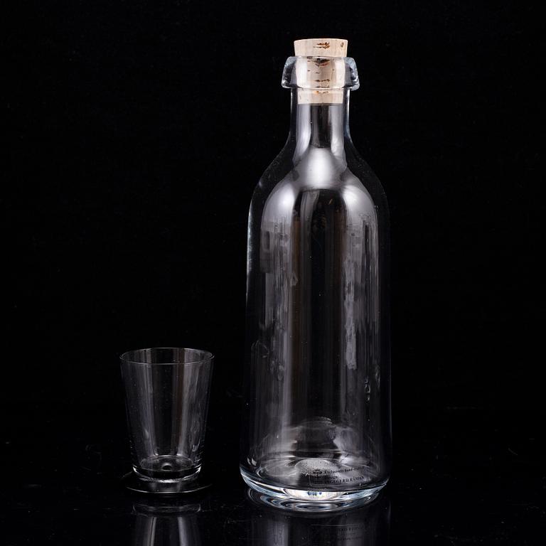 INGEGERD RÅMAN, 9 delar glas, Skruf.