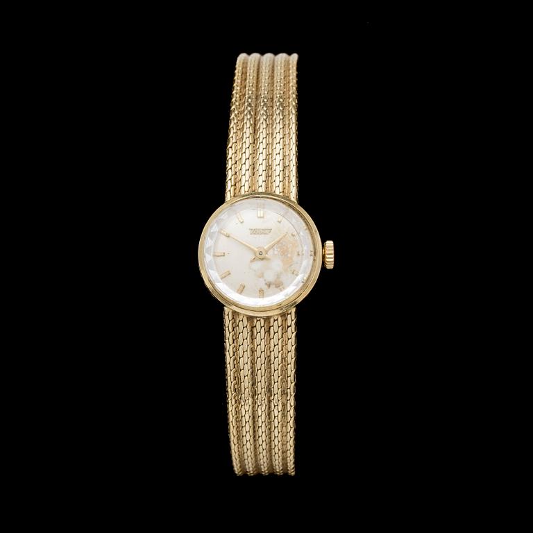 ARMBANDSUR. Tissot. 18K guld. Tot 24g.