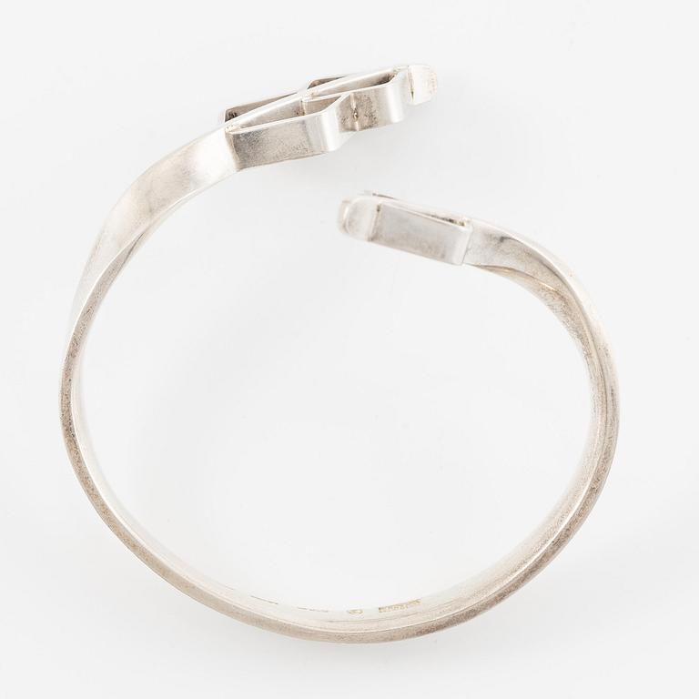 Sigurd Persson, a bangle, silver, Stockholm 1957.