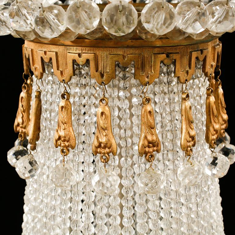 LJUSKRONA, 1900-talets början, höjd ca 135 cm.