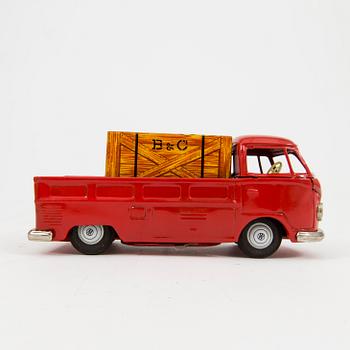 BANDAI, "Volkswagen Ambulance" samt "Volkswagen Pickup", Japan, 1960-tal.