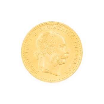 Gold coin, Austria-Hungary, 1 Ducat, 1915.