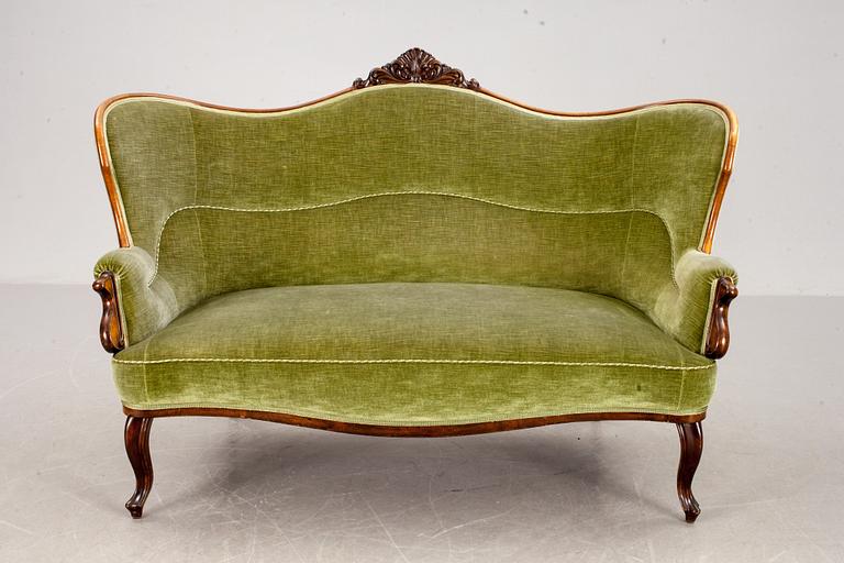 SOFFA, nyrokoko, 1800-talets andra hälft.