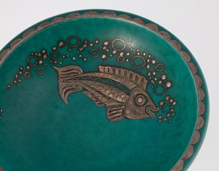 SKÅLAR, 2 st, stengods, "Argenta", Wilhelm Kåge, Gustavsberg.