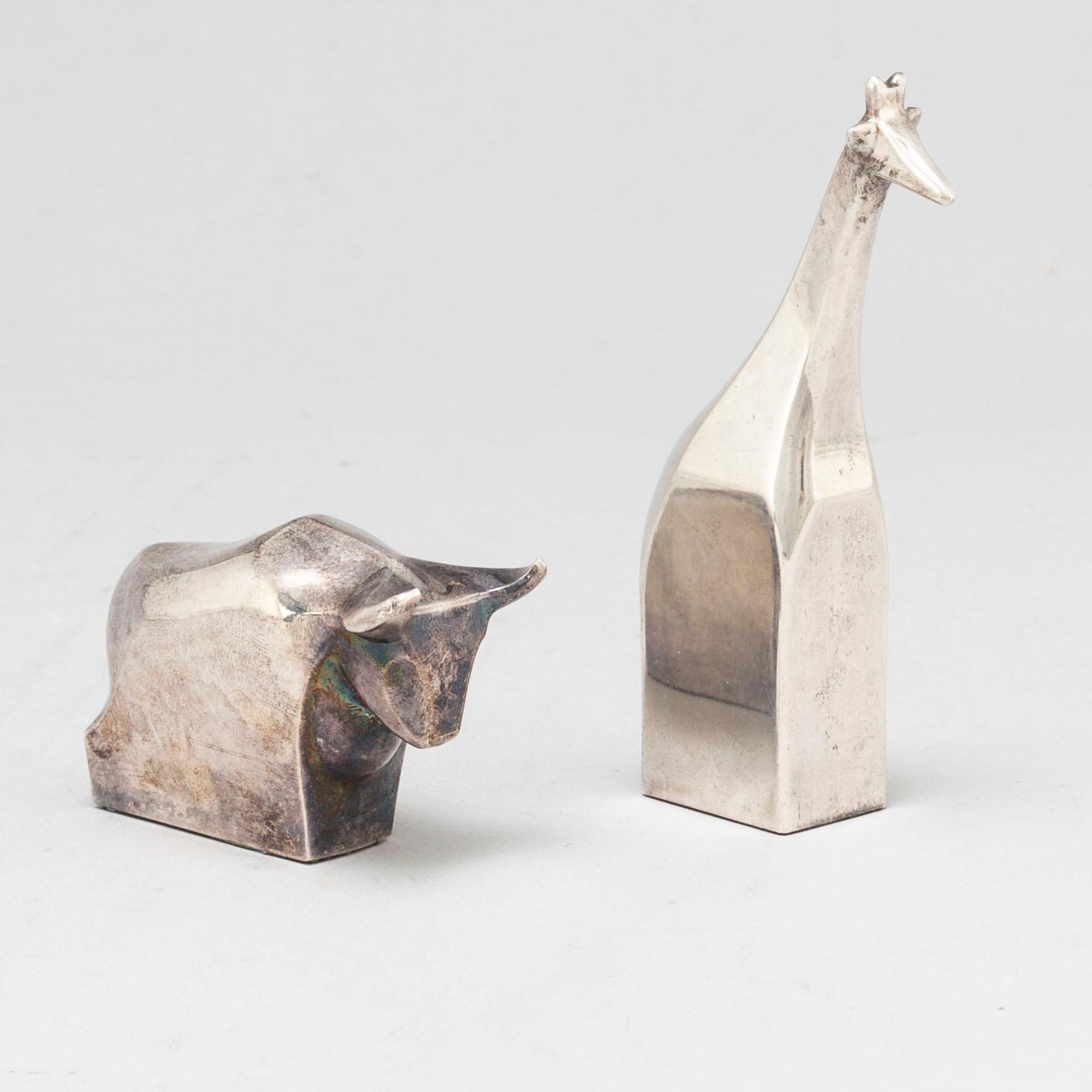 2 figurines, Dansk Designs, Japan. One by Gunnar Cyrén.