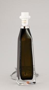 BORDSLAMPA, glas, Carl Fagerlund,  Orrefors.