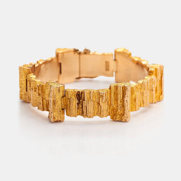 Björn Weckström, Armband "Mystica", 14K guld. Lapponia 1981.