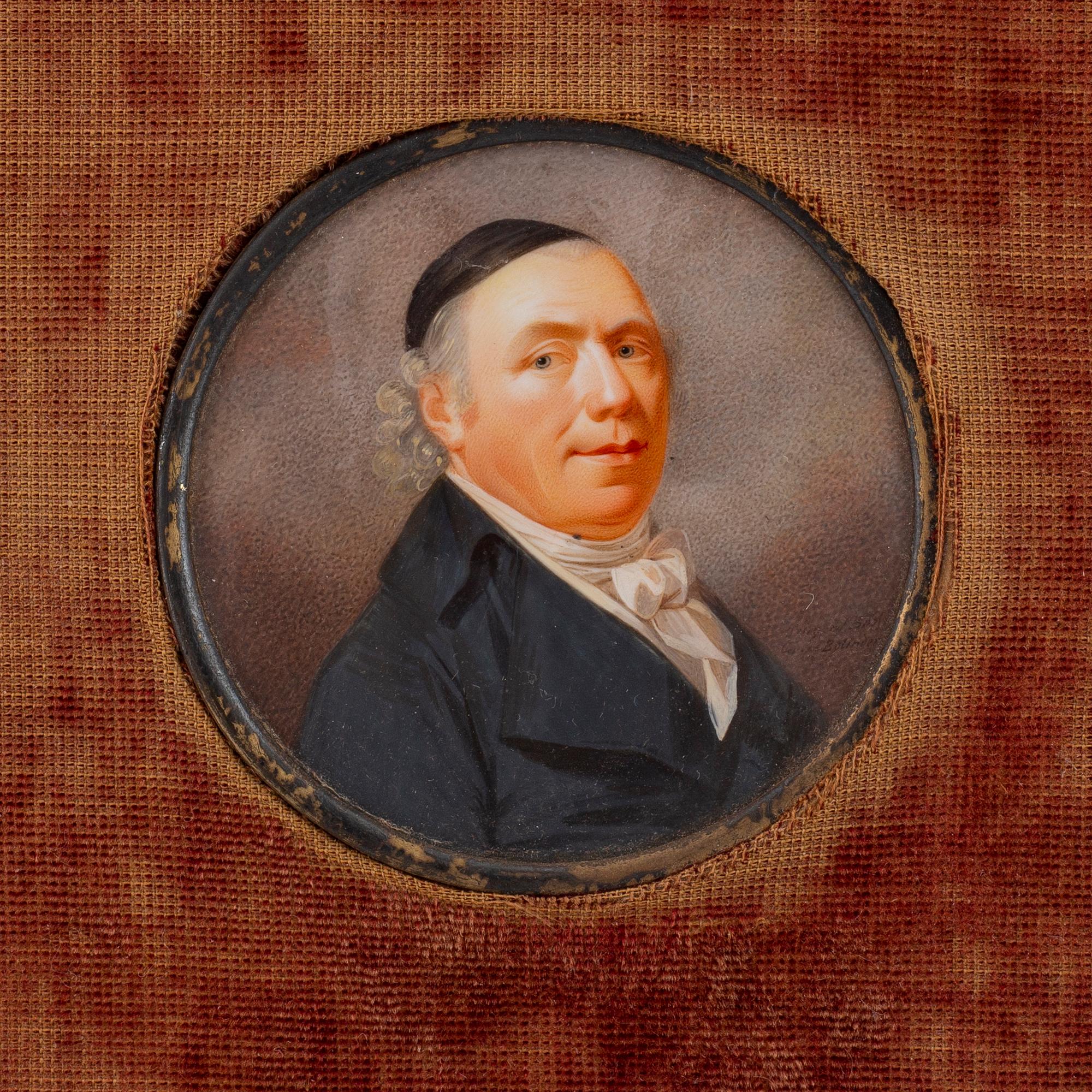 JOHAN ERIK BOLINDER, a miniature gouache, signed.