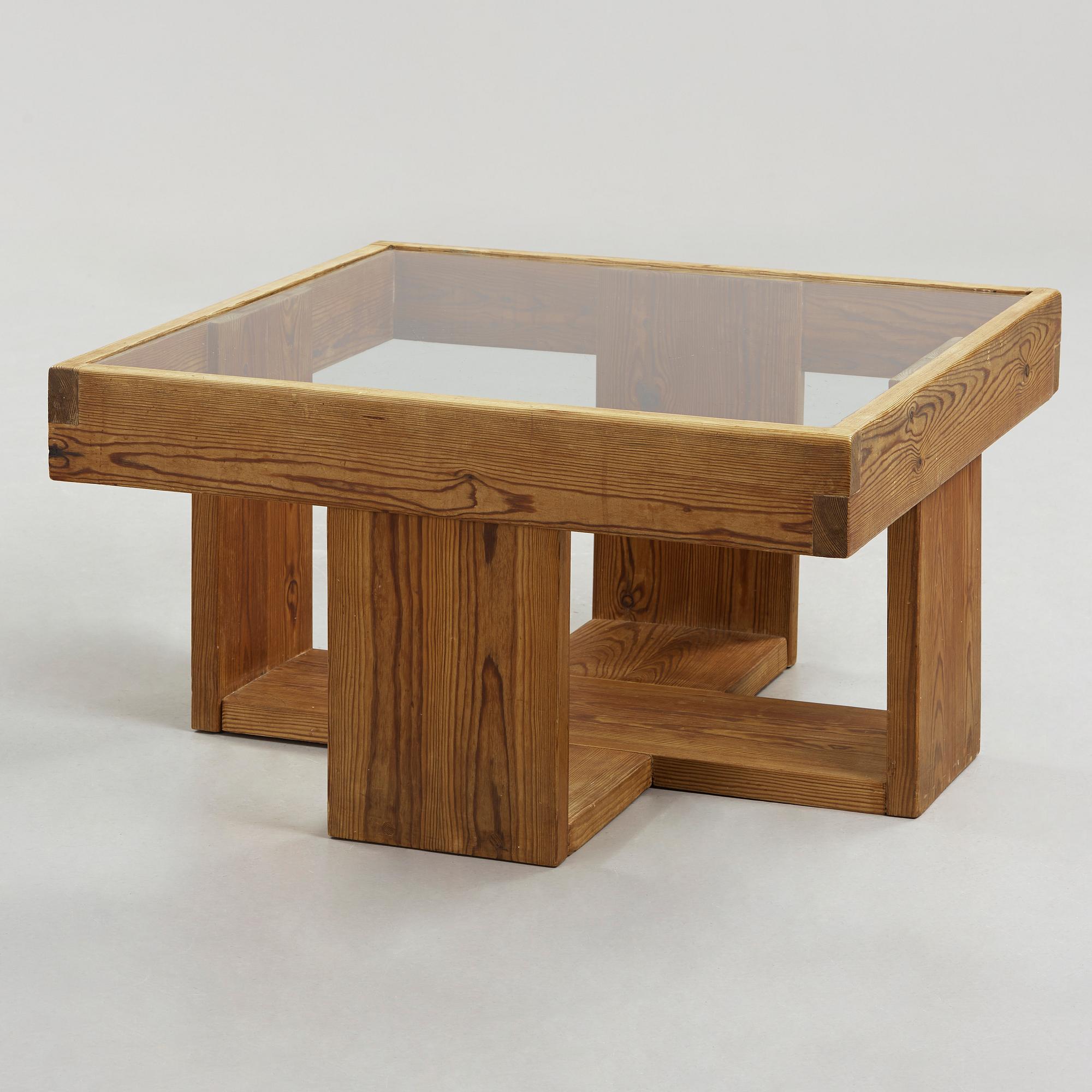 A Swedish Modern pine table, probably mid 20th C.