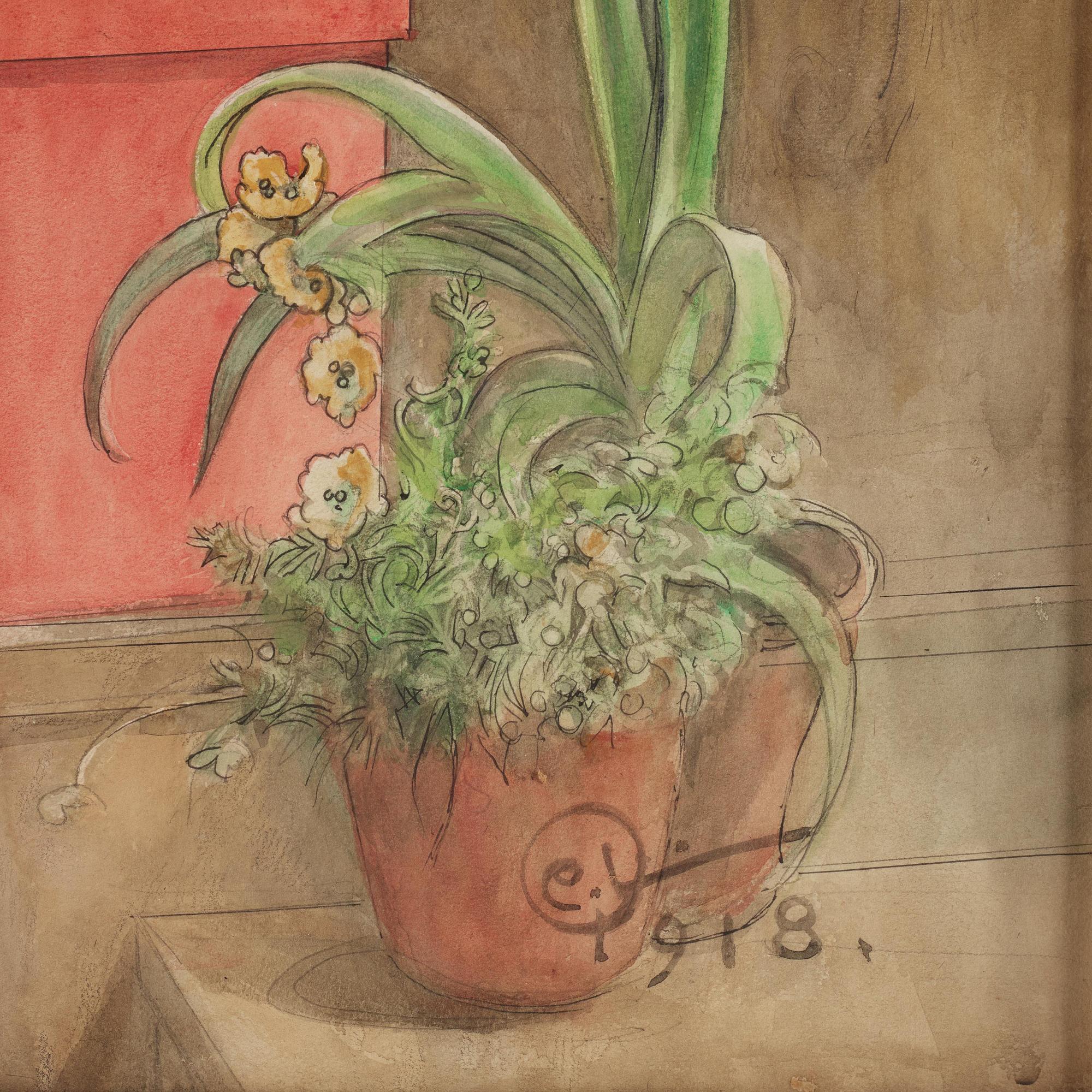Carl Larsson, "Barnbarnet" ("Grandchild").
