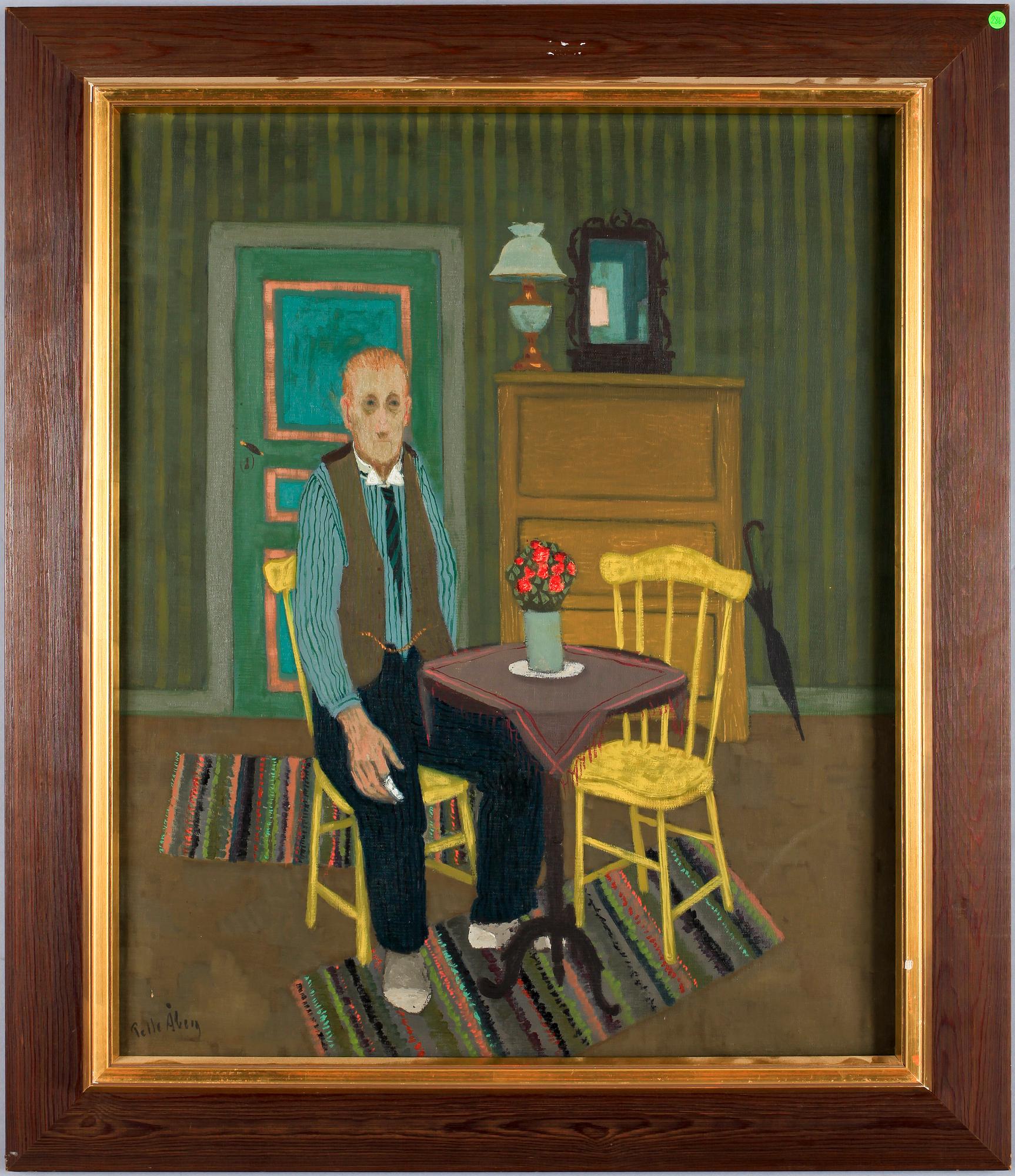 PELLE ÅBERG, olja på duk. Sign.