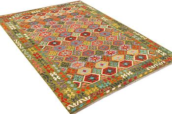 Matta, Afghansk kelim, ca 302 x 215 cm.