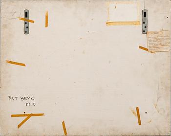 RUT BRYK, a porcelain relief, 'Candy' signed Rut Bryk 1970.