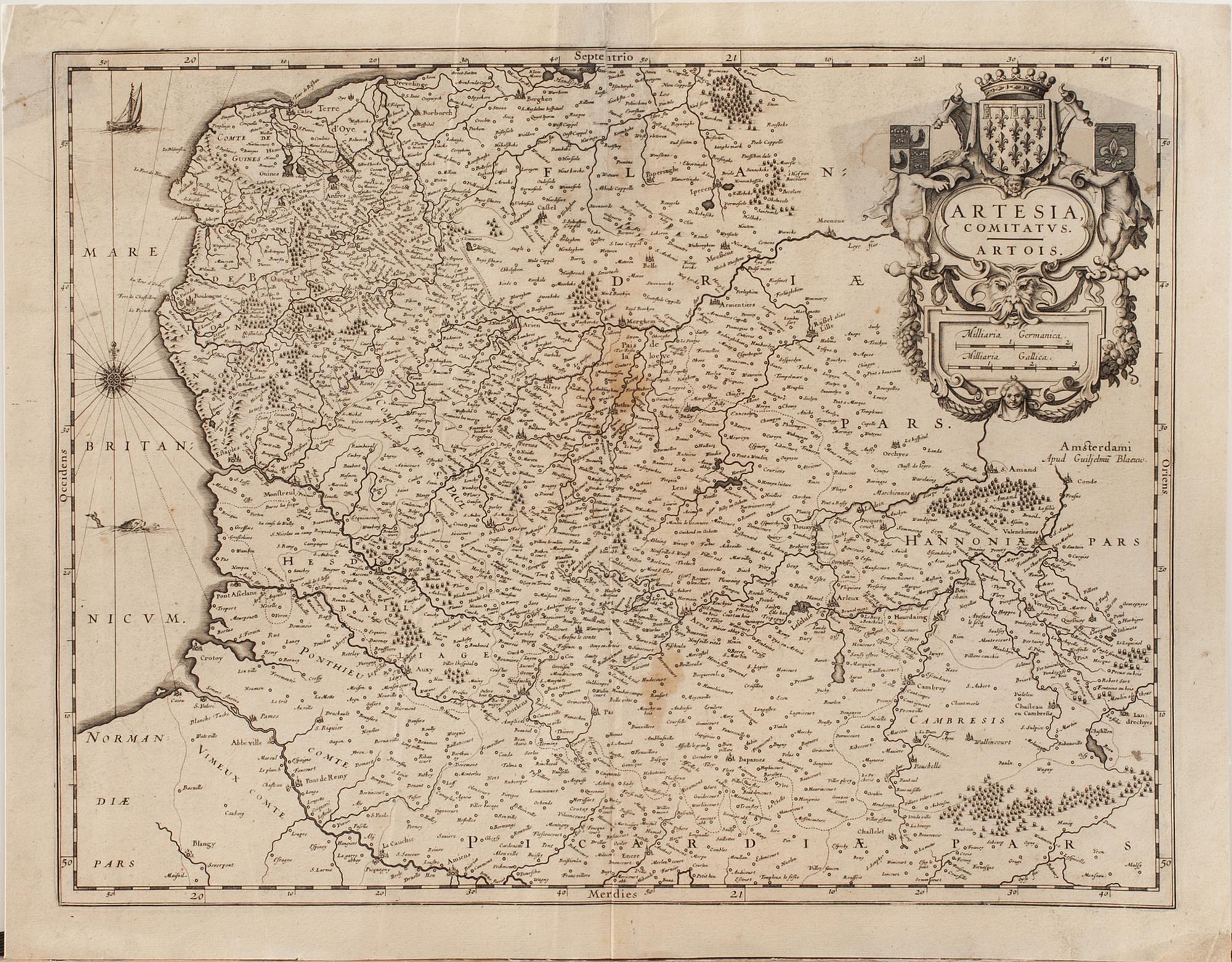 KARTOR, 10 st, tyska stater. 1600-tal.