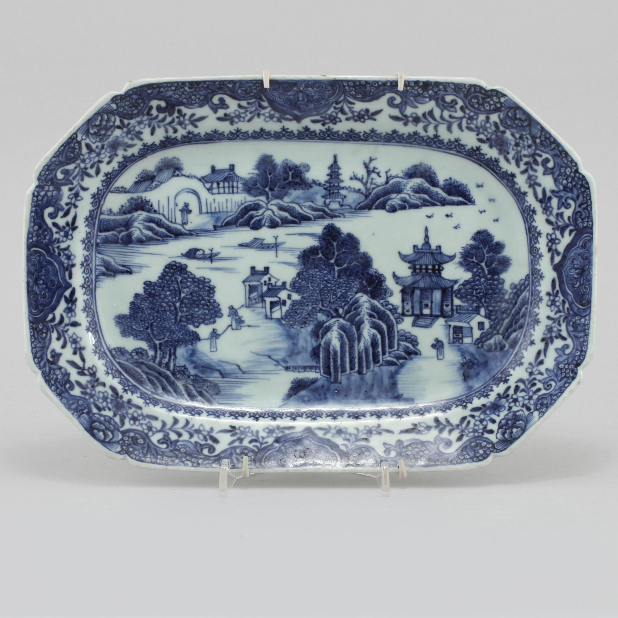 STEKFAT, porslin, Kina, 1700-tal.