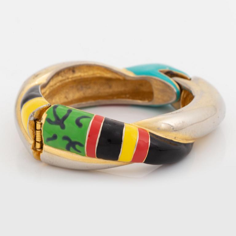 Niki de Saint Phalle, bangle and pendant, 1982.