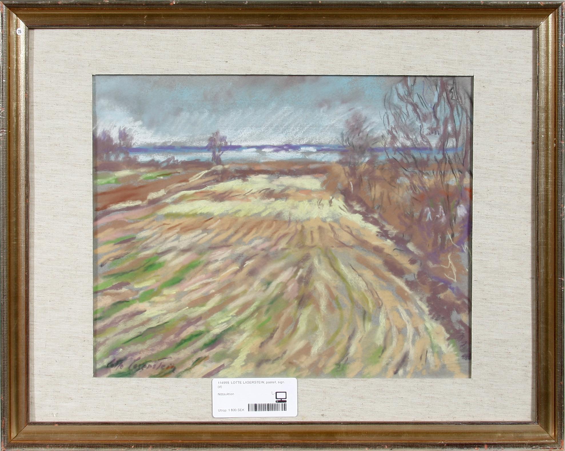 LOTTE LASERSTEIN, pastell, sign.