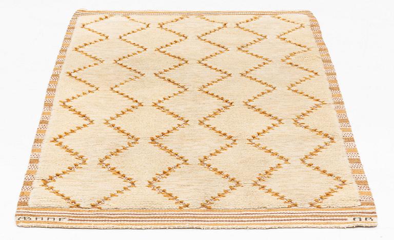 Marianne Richter, a carpet, "Gångarna", knotted pile in relief, ca 181 x 100 cm, signed AB MMF MR.