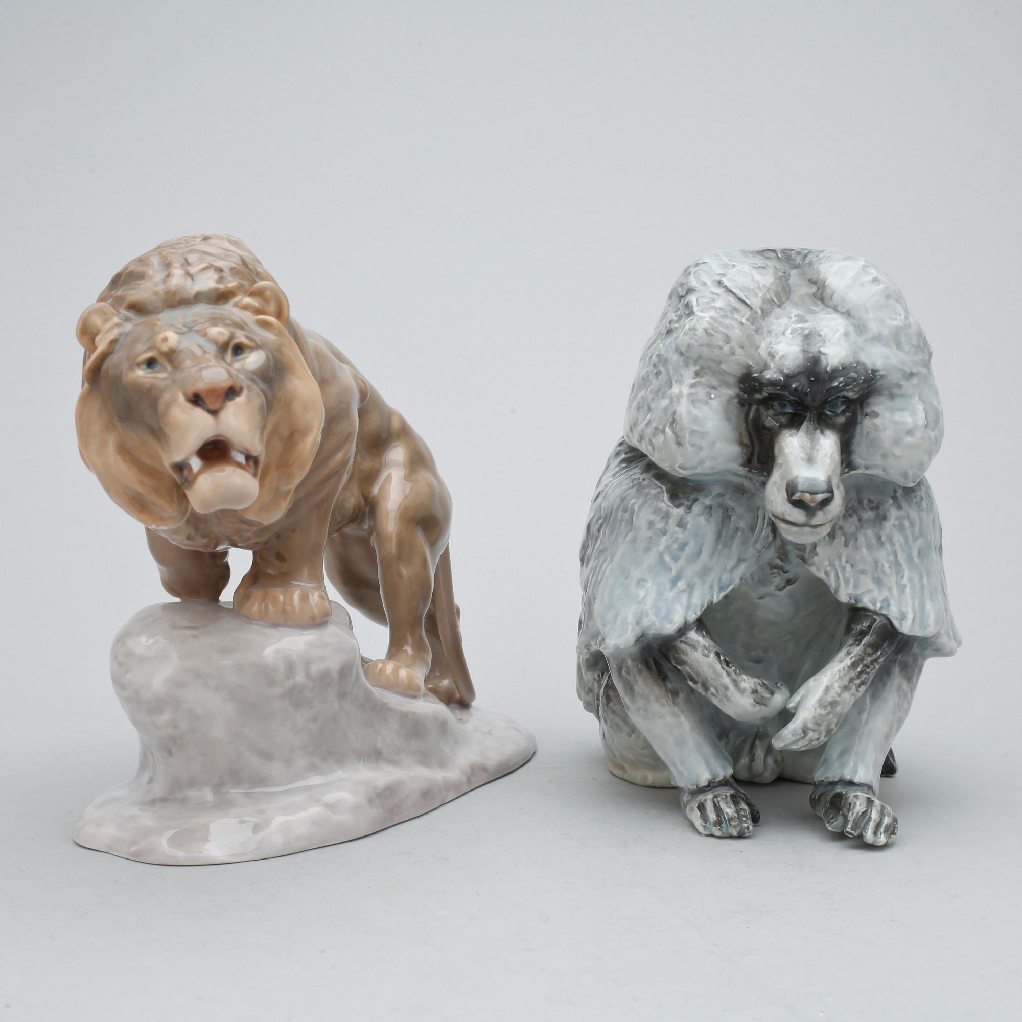 FIGURINER, 2 st, porslin, Rosenthal resp Bing & Gröndahl.