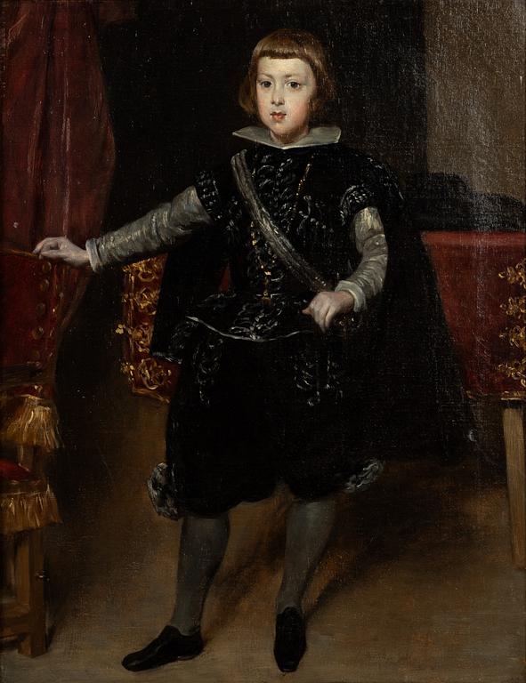 Diego Velazquez, after, 19/20Th Century, "Infant Balthasar Charles" (1629-1646).