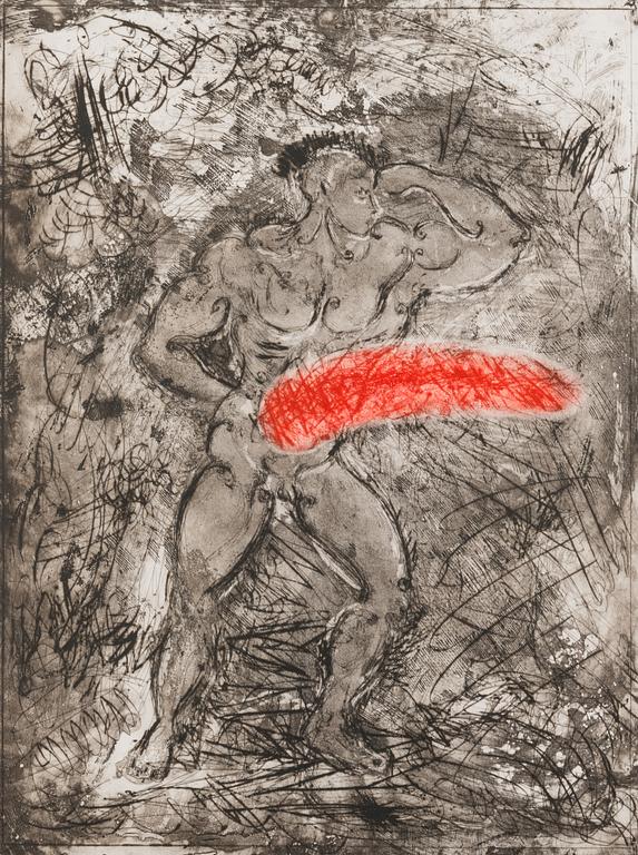 SANDRO CHIA, etching, signed and dated 1981, numbered 30/50.