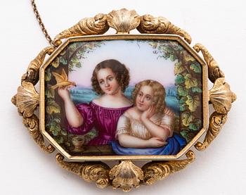 An 1860's brooch.