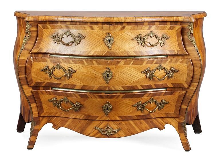 A Swedish Rococo commode.