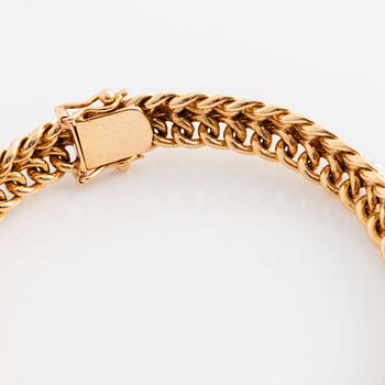 Armband 18K guld med turkoser.