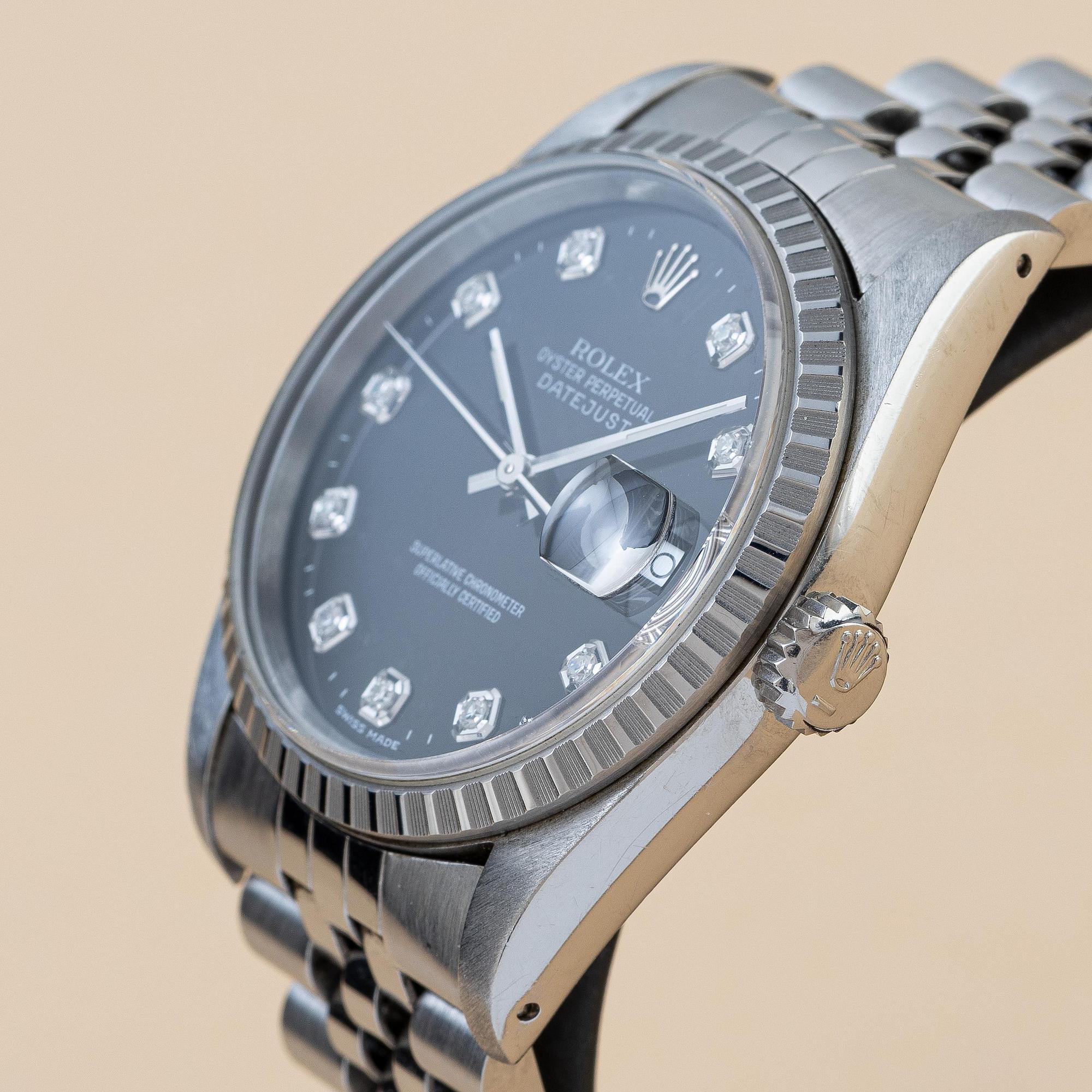 Rolex, Datejust, "Diamond Dial", ca 1987.