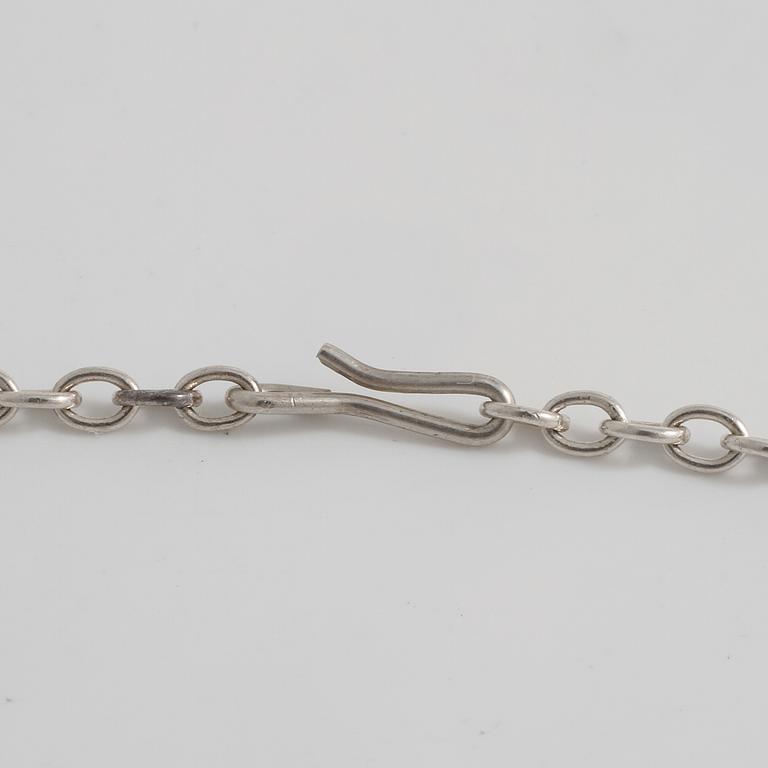 JORMA LAINE, Turku, Finland, 1973, a facet cut rock crystal pendant.