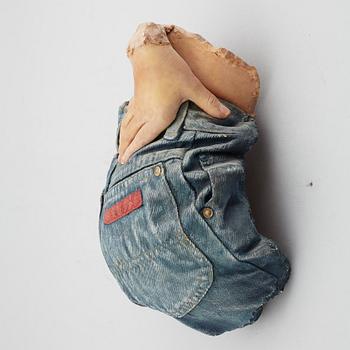 CAROLE FEUREMAN, plaster, 1981, signed and numbered 3/4 on verso.