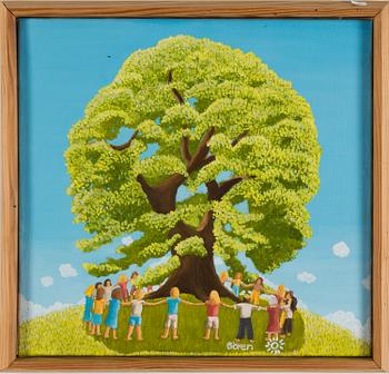 SÖREN BRYNIELSSON, 2 oil on canvas, signed, one dated 1980 on verso.