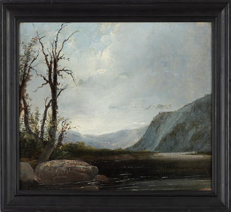 William Hodges, attributed to, oil on paper-panel.
