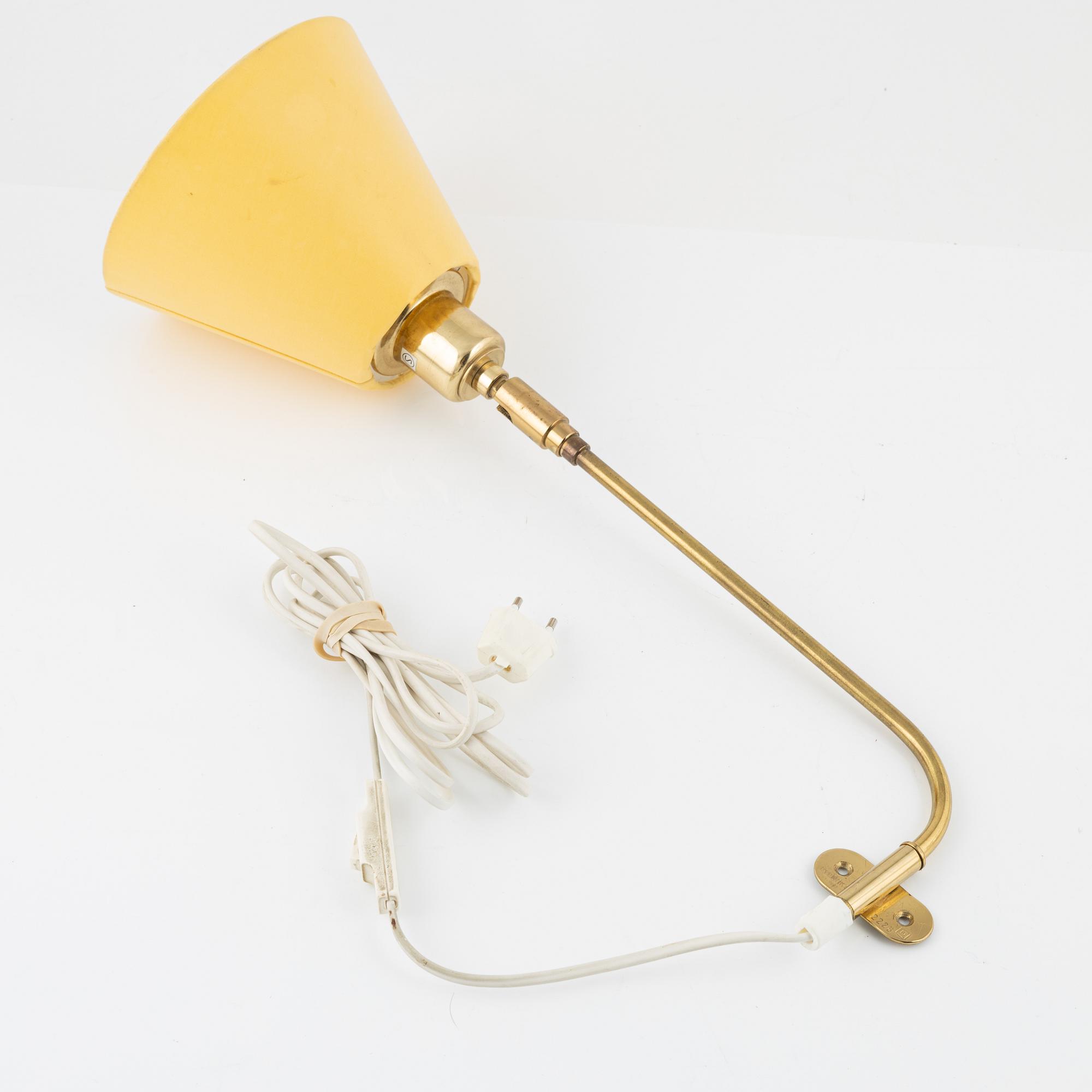 Josef Frank, vägglampa, modell 2226, Firma Svenskt Tenn.