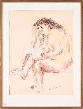 ANDRÉ MASSON, pastell. Sign.