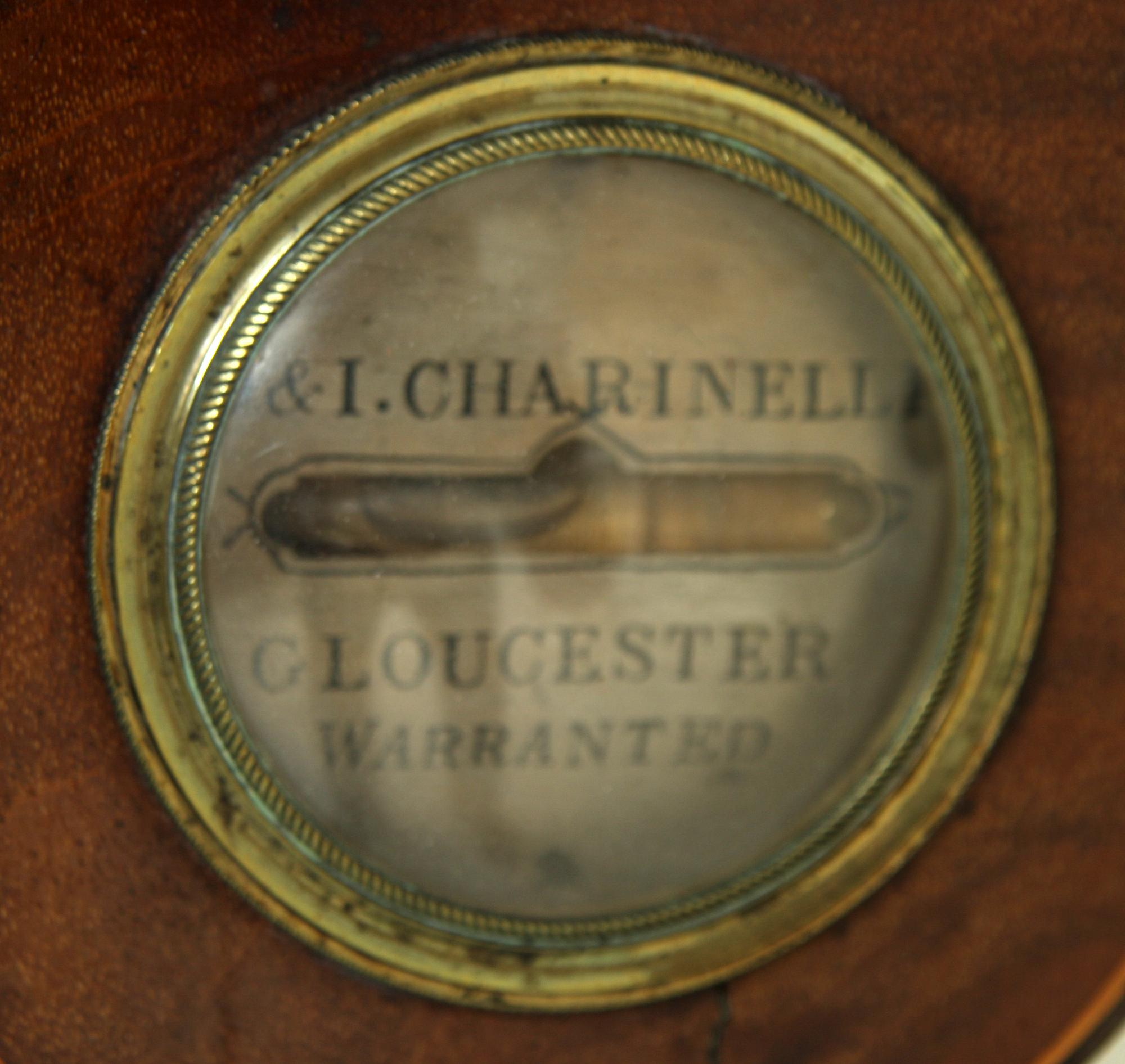 BAROMETER, D & I Charinell, Gloucester, 1800-talets slut.