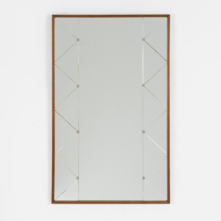 Mirror, Glass & Wood, Hovmantorp, 1960s.