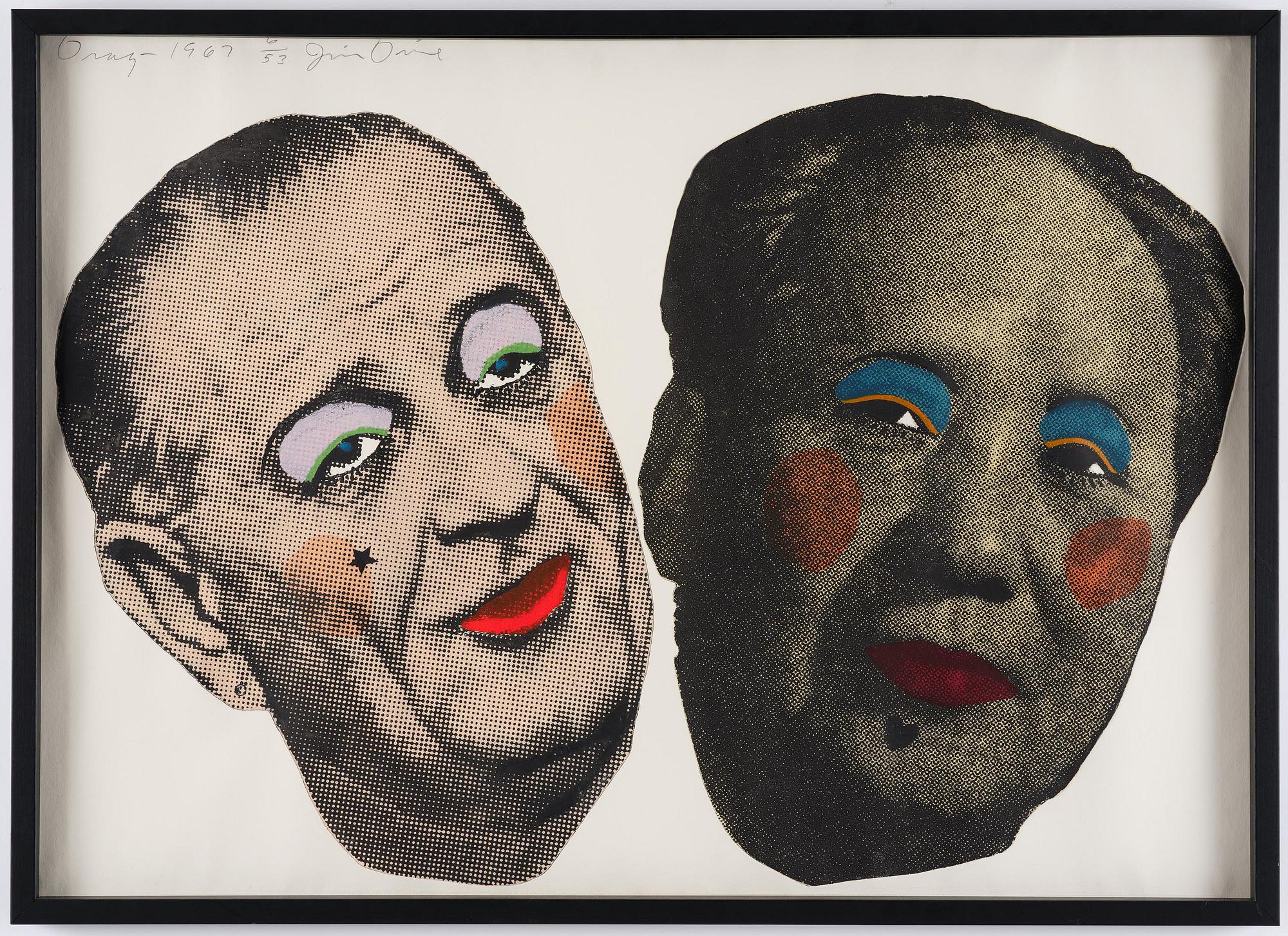 Jim Dine, "Drag - Johnson and Mao".