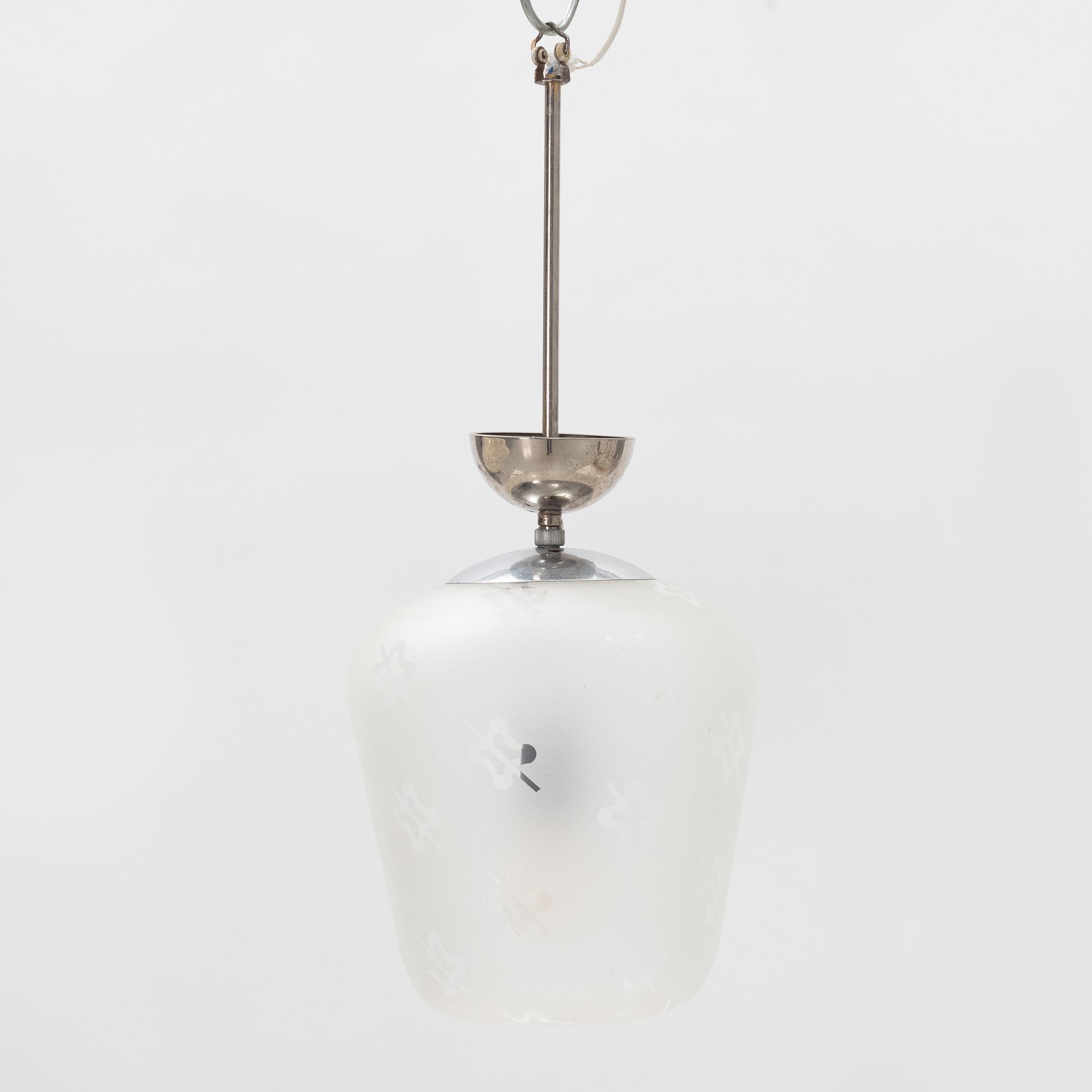 A Swedish Modern ceiling light, 1940s.