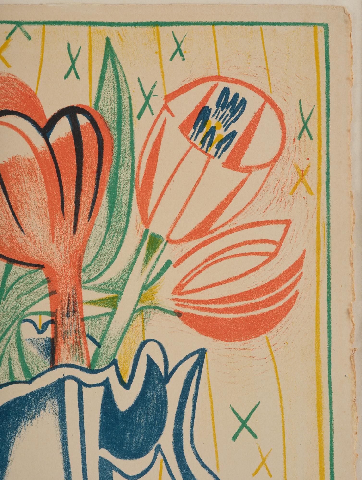François Gilot, "Les Tulipes".