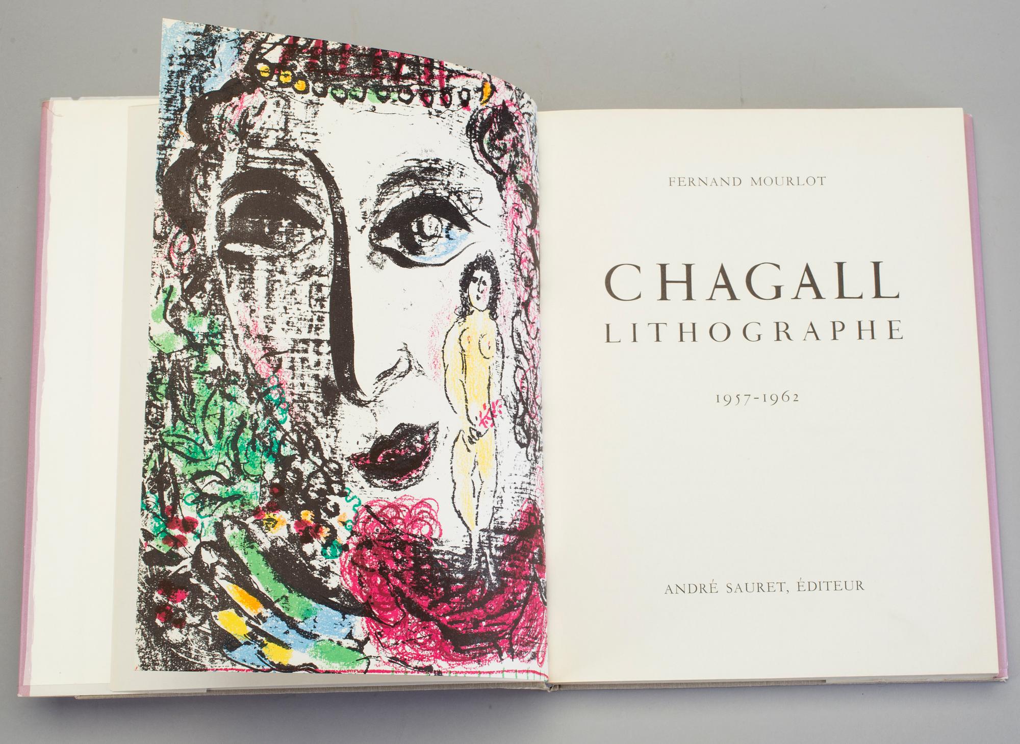 MARC CHAGALL, Books 4 (vol I-IV) containing a total of 28