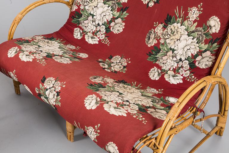 SOFFGRUPP, rotting, 3 delar, 1900-talets mitt.