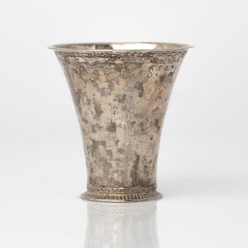 Cup, silver 18th century.