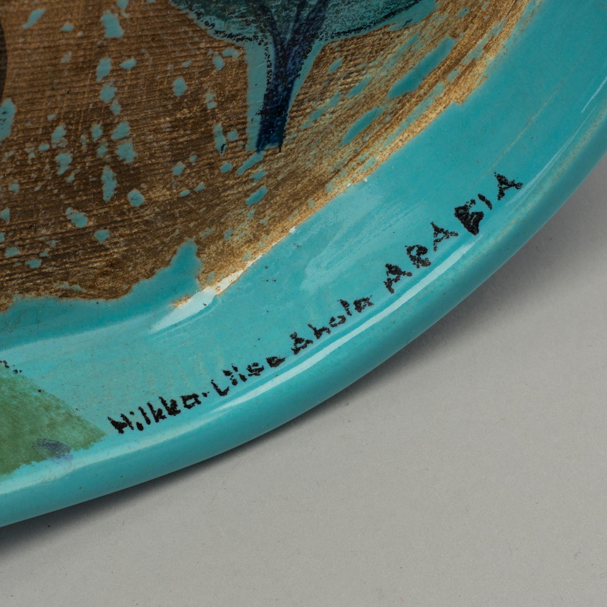 HILKKA-LIISA AHOLA, a glazed ceramic square dish for Arabia