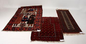 MATTOR, 3 st, orientaliska, 137 x 90, 198 x 117, 185 x 62.