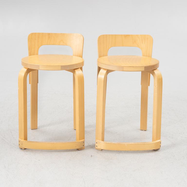 Alvar Aalto, stolar, ett par, modell K 65, Artek, Finland, 2016-17.
