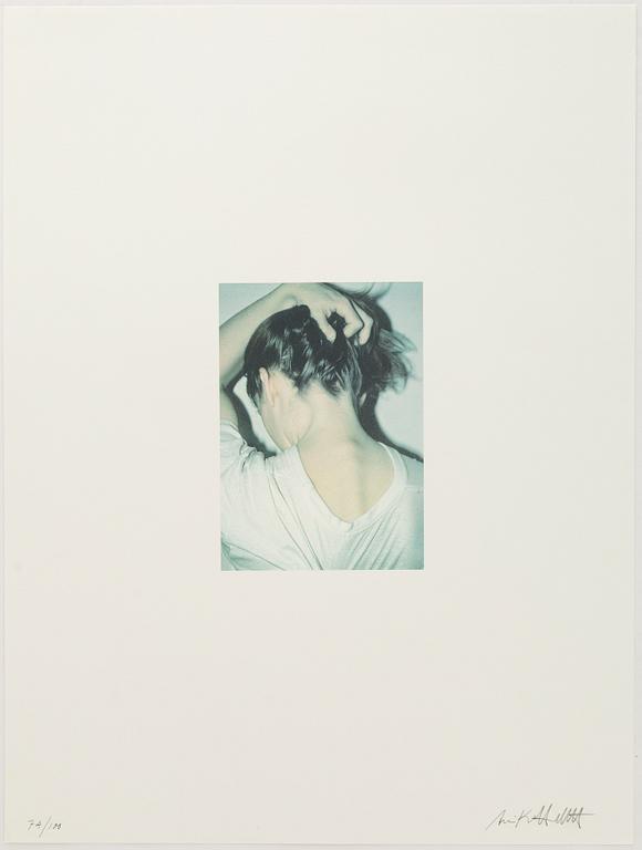 ANNIKA VON HAUSSWOLFF, färglitografi efter foto, signerad och numrerad 74/100 med blyerts.