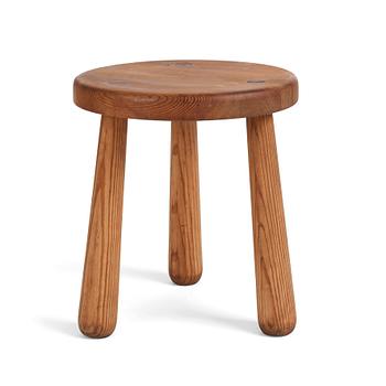 Axel Einar Hjorth, a stained pine 'Utö' stool, Nordiska Kompaniet, Sweden 1930s.